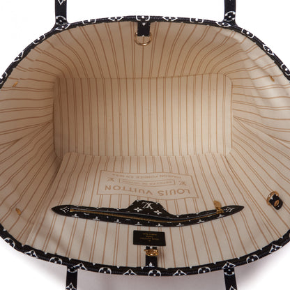 Louis Vuitton Monogram Giant Jungle Neverfull MM Ivory 4 of 8