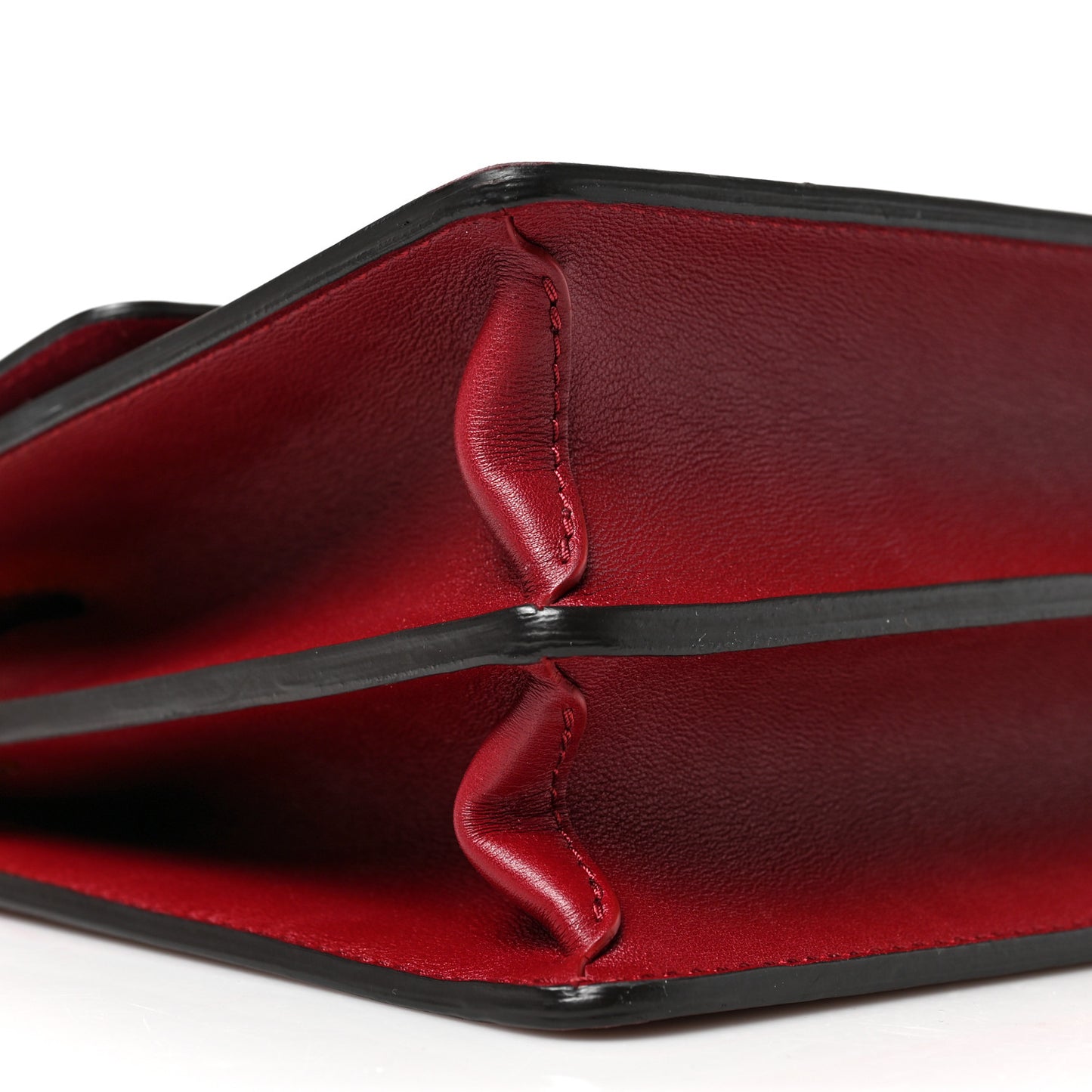 Smooth Calfskin Dauphine MM Cherry Berry