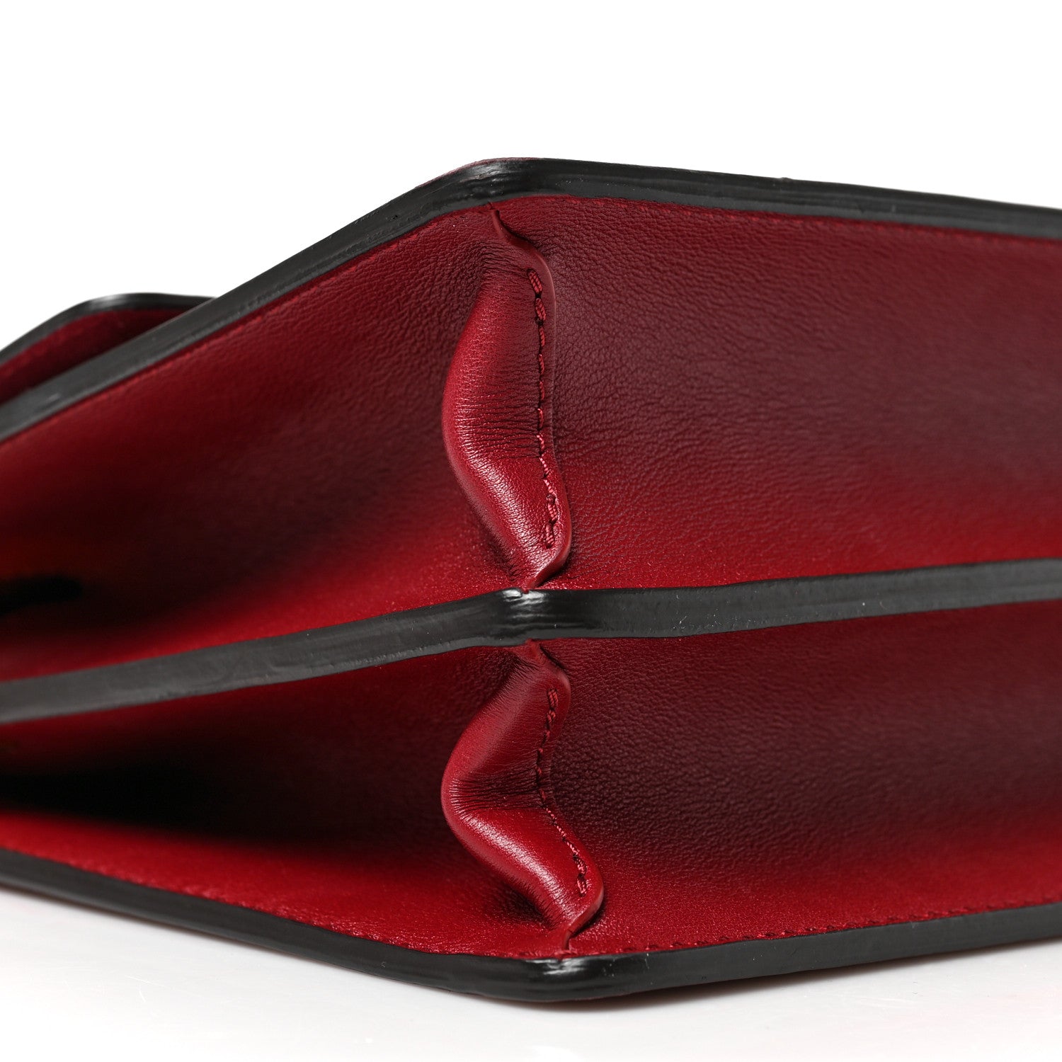 Louis Vuitton Smooth Calfskin Dauphine MM Cherry Berry 7 of 8
