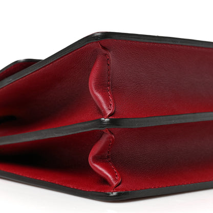 Louis Vuitton Smooth Calfskin Dauphine MM Cherry Berry 7 of 8