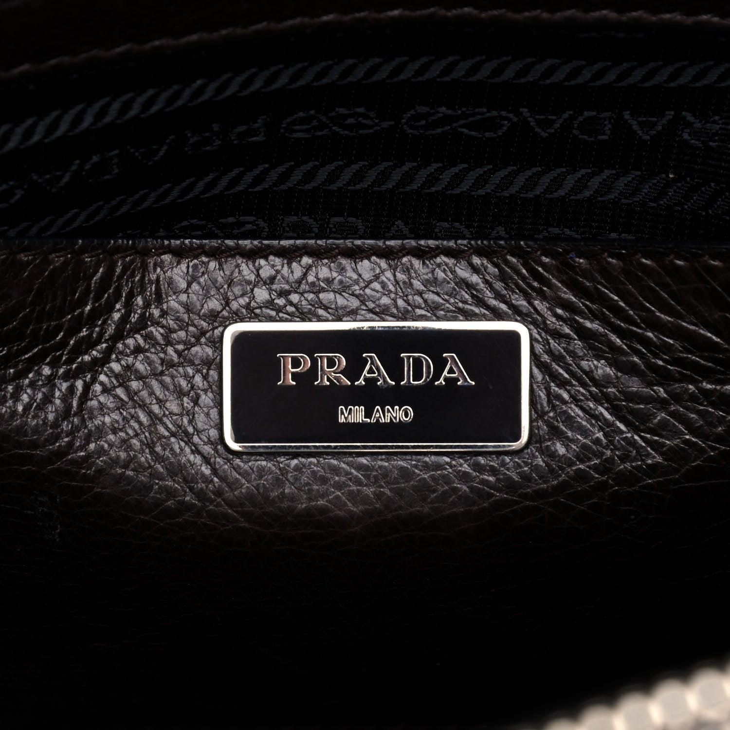 Prada Glace Calf Twin Pocket Tote Moro 7 of 17