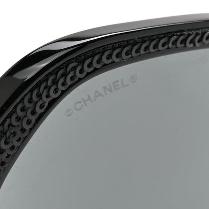 Chanel Acetate Sequin Round Sunglasses 5451 Black 7 of 8