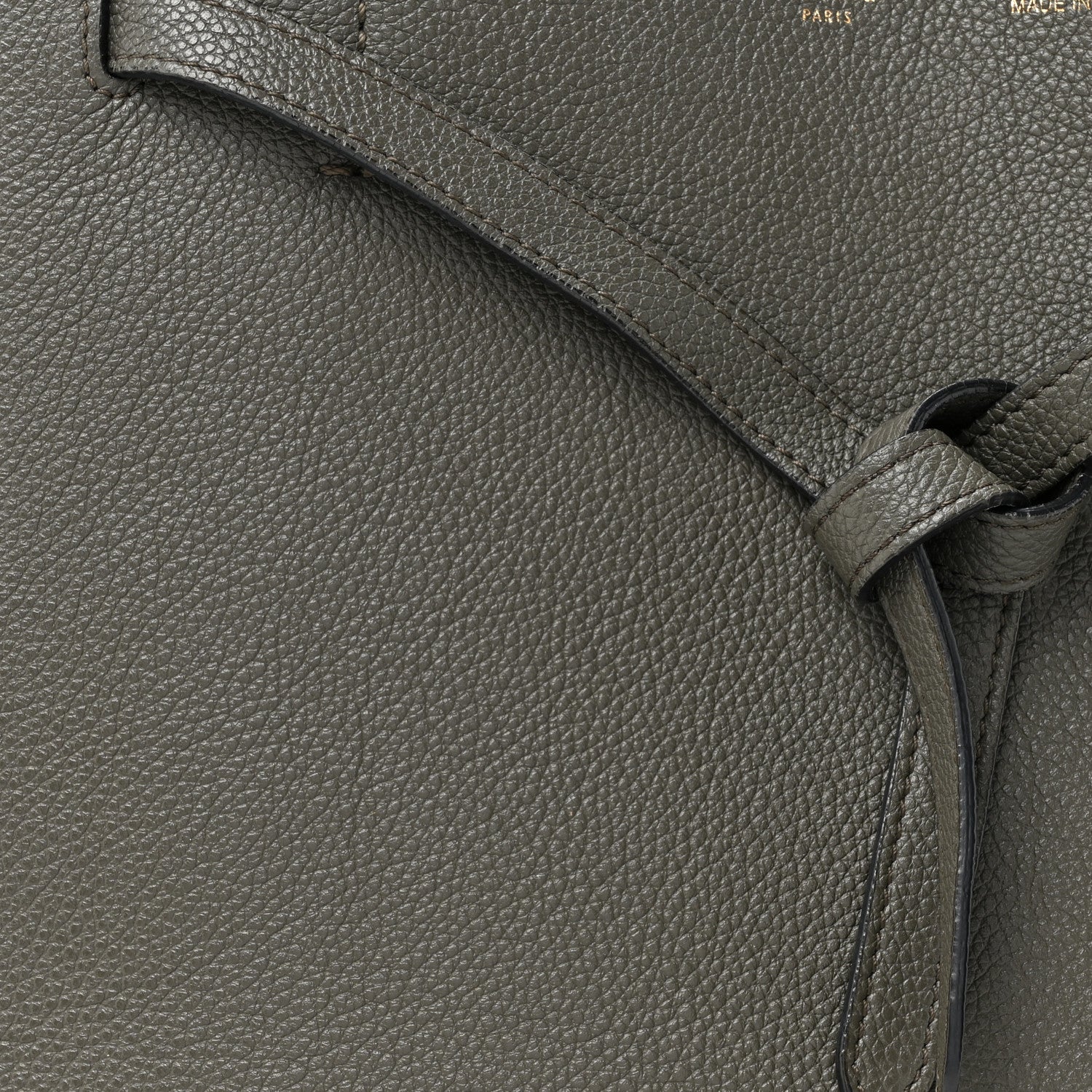 Celine Soft Grained Calfskin Small Belt Cabas Phantom Taupe 7 of 18