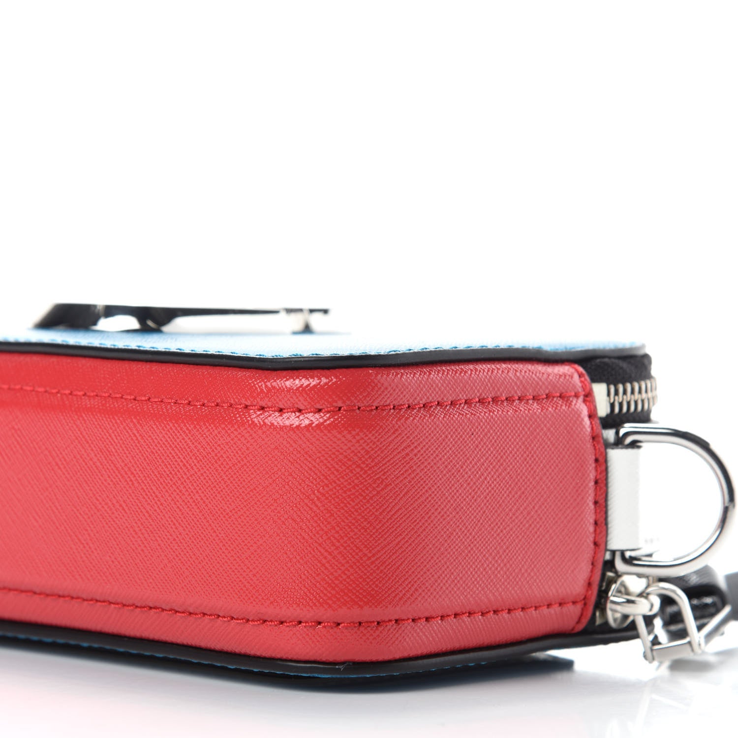 Marc Jacobs X Peanuts Saffiano Small Lucy Snapshot Camera Bag Blue Multi 7 of 10