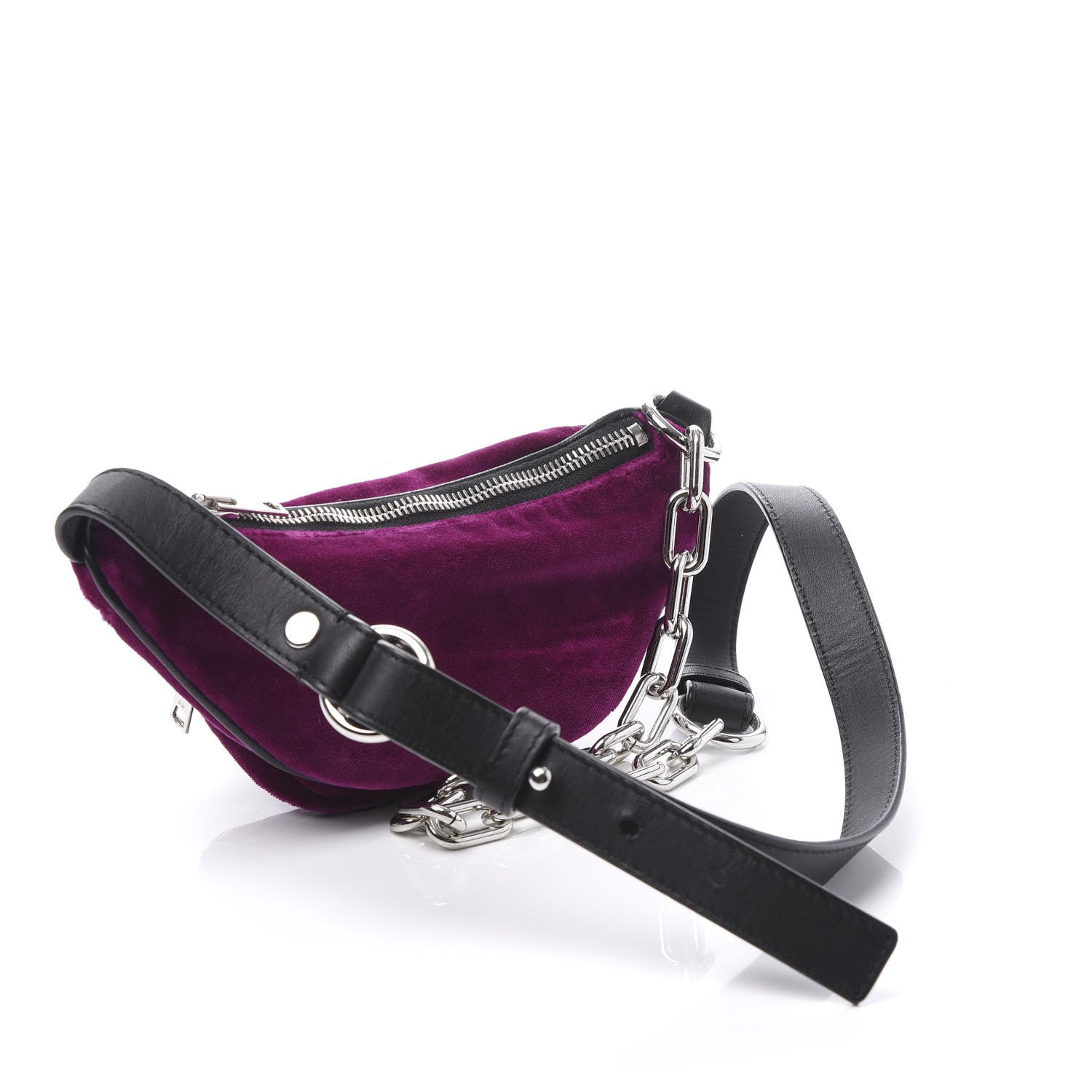 Alexander Wang Velvet Attica Mini Belt Bag Purple 2 of 9