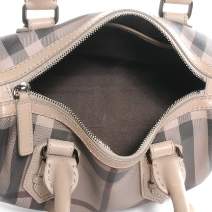 Burberry Smoked Check Small Chester Bowling Bag Trench 6 of 12