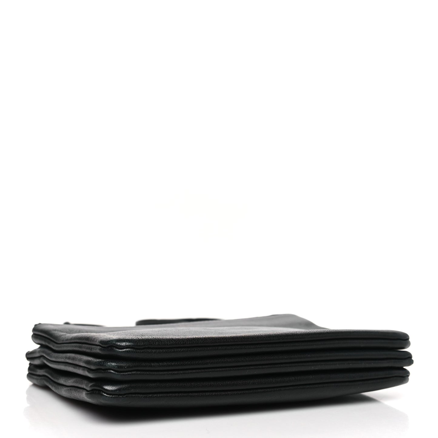 Lambskin Small Trio Crossbody Bag Black