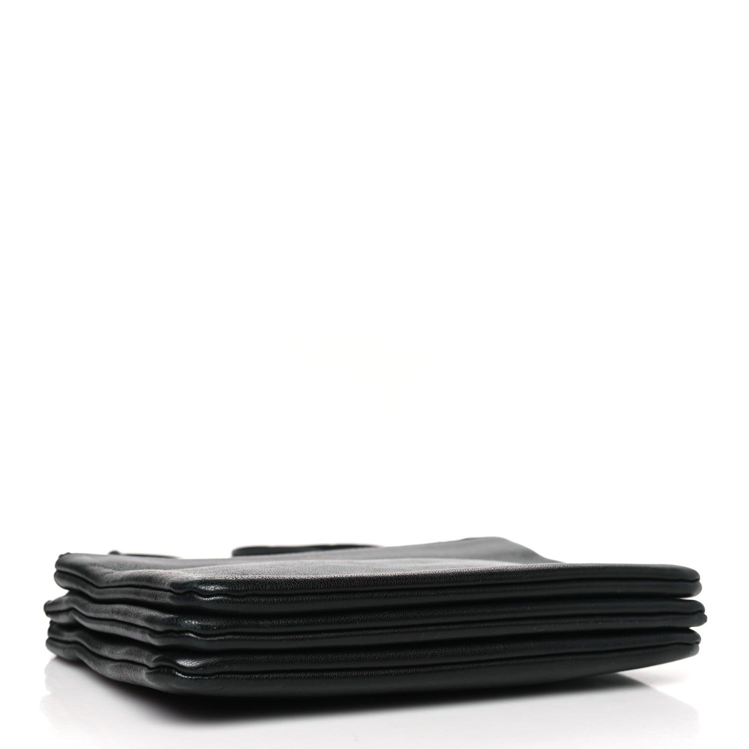 Celine Lambskin Small Trio Crossbody Bag Black 4 of 12
