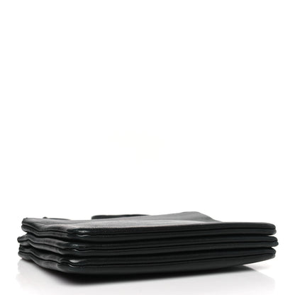 Celine Lambskin Small Trio Crossbody Bag Black 4 of 12