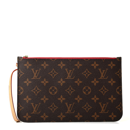 Louis Vuitton Monogram Neverfull MM GM Pochette Cherry 1 of 5