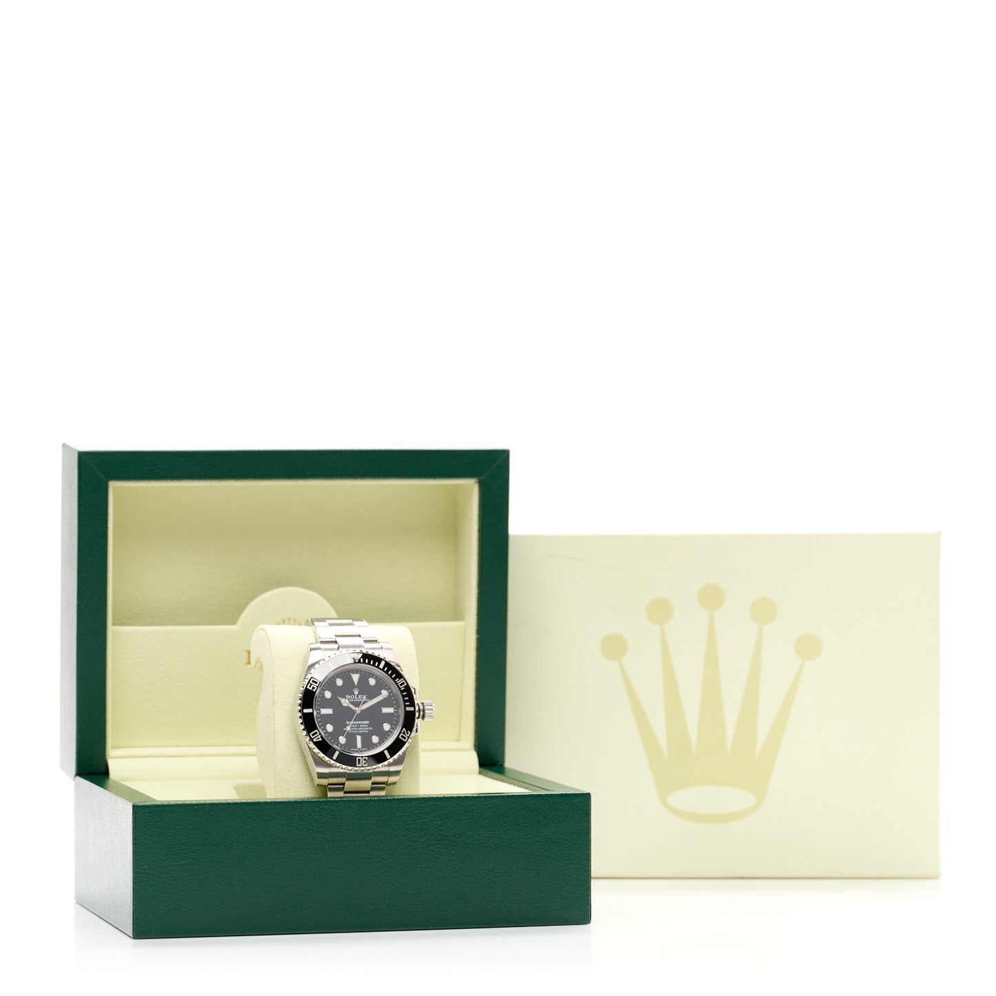 Stainless Steel 40mm Oyster Perpetual Submariner Watch Black 114060