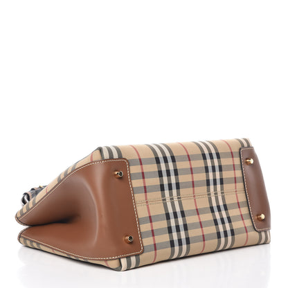 Burberry Horseferry Check Medium Ballingdon Tote Honey Tan 5 of 11