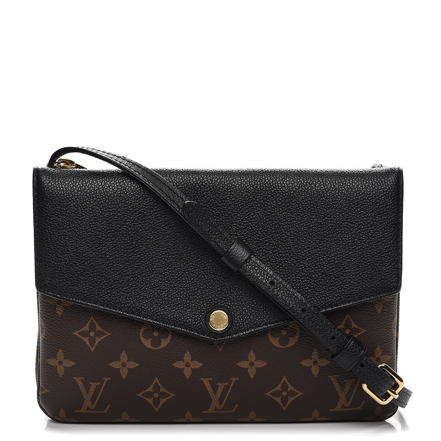 Louis Vuitton Monogram Twice Pochette Black 1 of 8