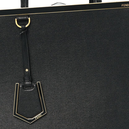 Fendi Vitello Elite Regular 2Jours Tote Black 8 of 14