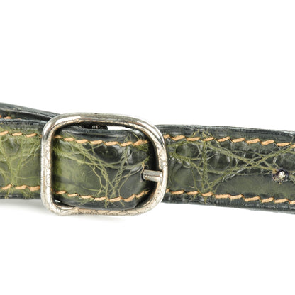 Hermes Shiny Niloticus Crocodile Kelly Sport 26 Vert Olive 7 of 20