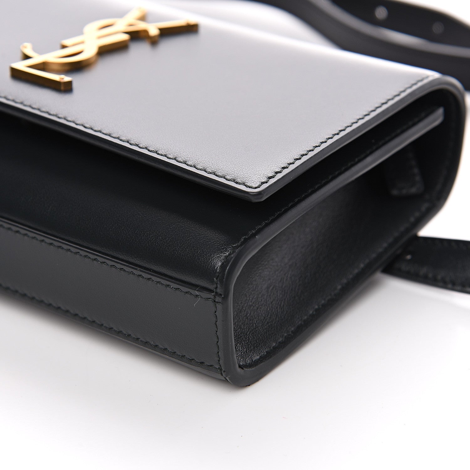 Saint Laurent Smooth Calfskin Monogram Kate Belt Bag Black 7 of 7