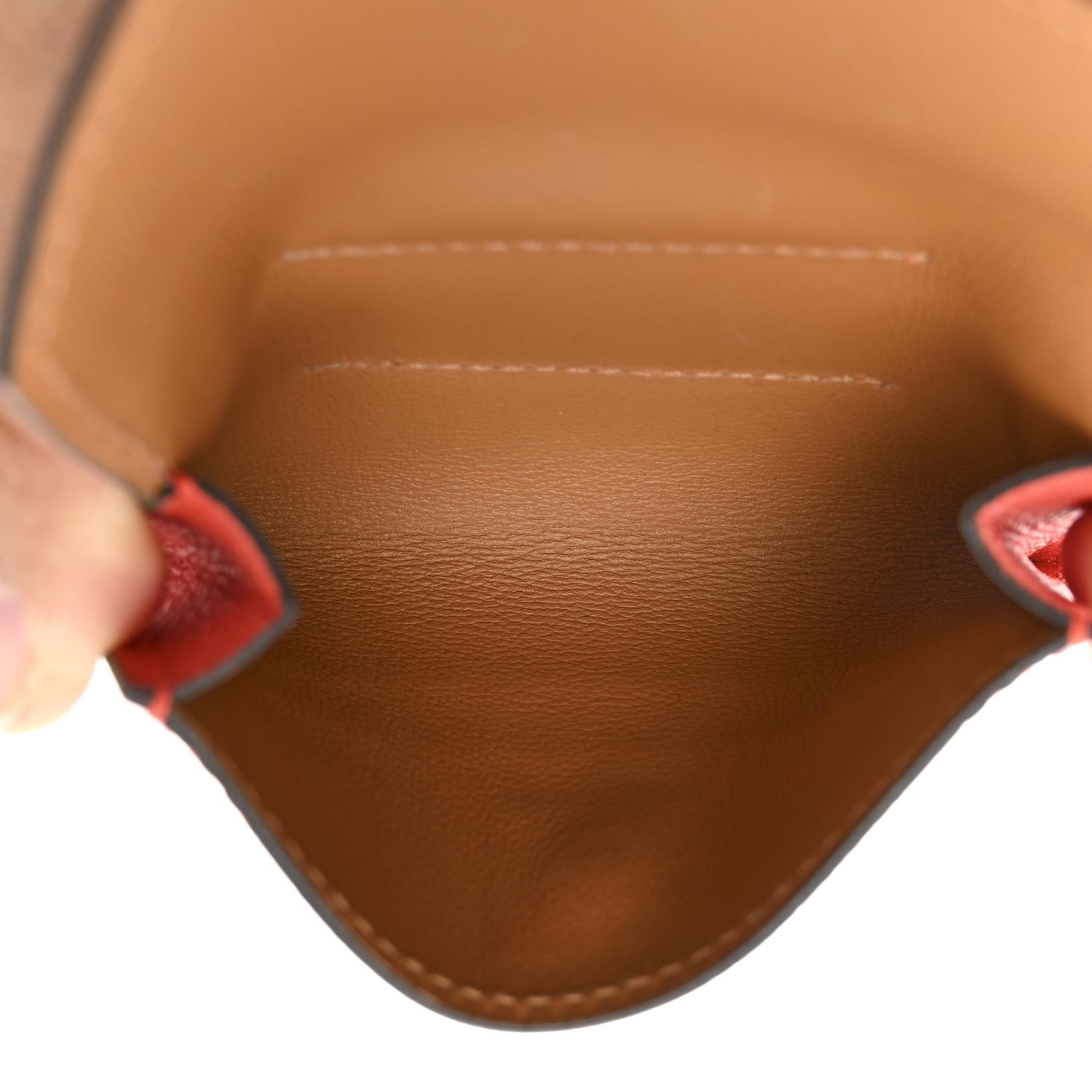 Epsom Quadrige Kelly Pocket 18 Belt Capucine
