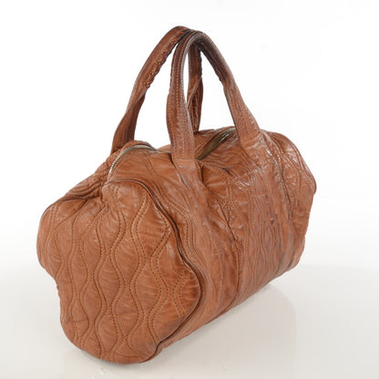 Alexander Wang Quilted Lambskin Rocco Duffel Brown 3 of 9