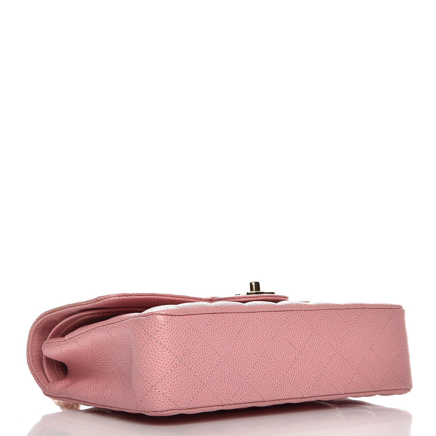 Chanel Caviar Quilted Medium Double Flap Pink 4 of 9
