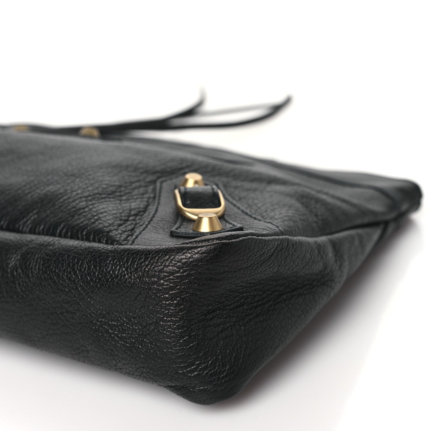 Balenciaga Chevre Classic Gold Hardware Premier Clutch Black 11 of 11