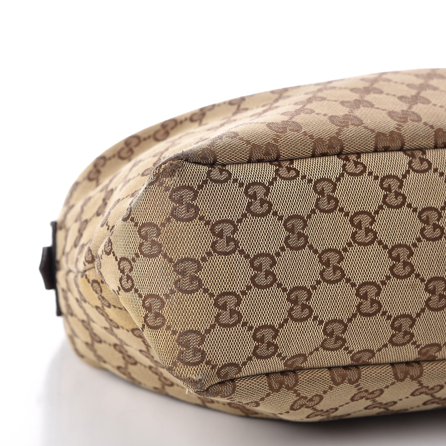 Gucci Monogram Medium Horsebit Chain Hobo Dark Brown 9 of 13