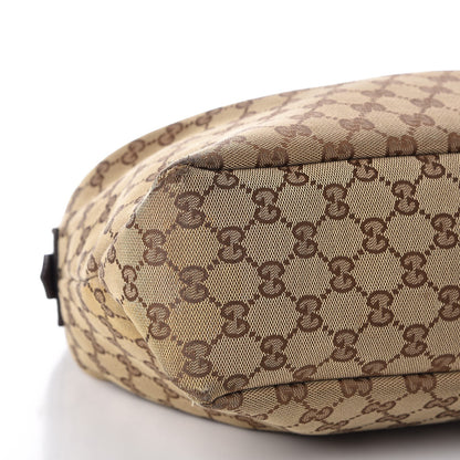 Gucci Monogram Medium Horsebit Chain Hobo Dark Brown 9 of 13