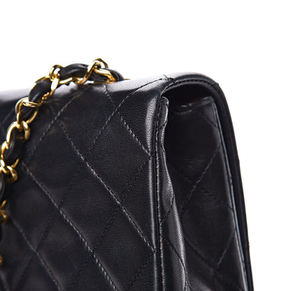 Chanel Lambskin Quilted Small Single Flap Bag Black 12 of 15