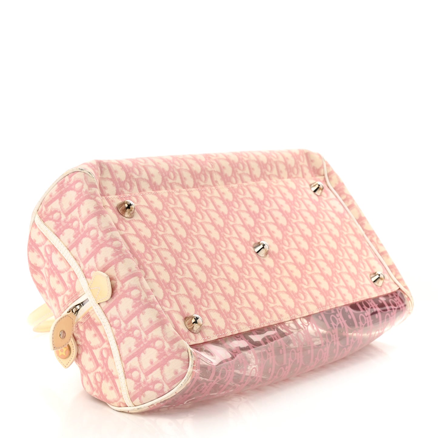 Monogram PVC Bowler Pink
