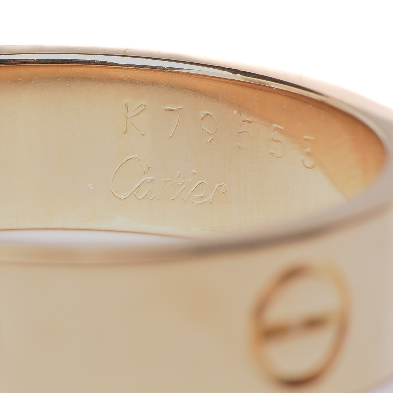 Cartier 18K Yellow Gold 5.5mm LOVE Ring 62 10 4 of 5