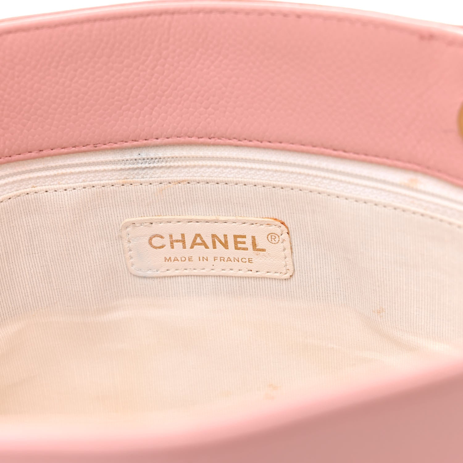 Chanel Caviar CC Tote Pink 6 of 20