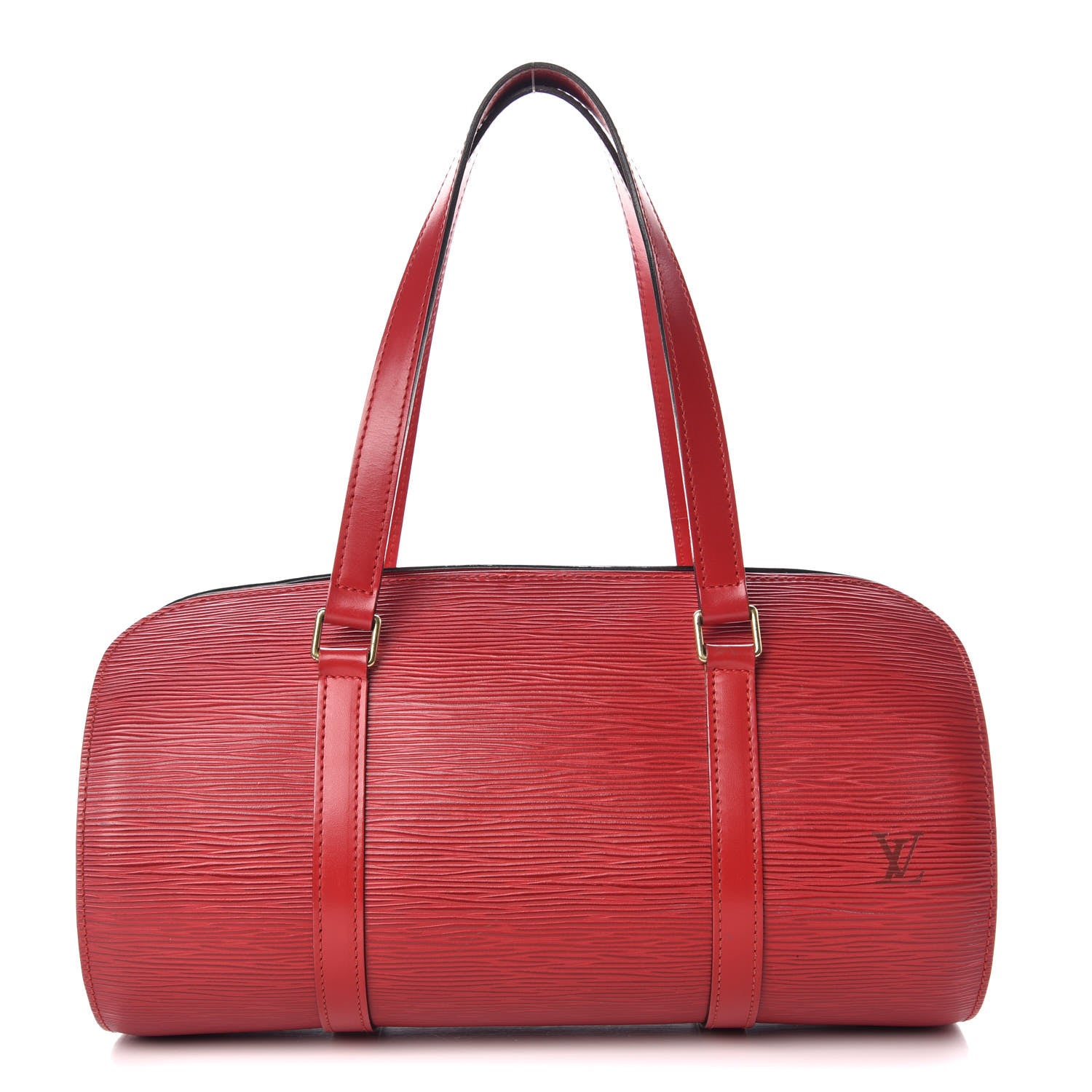 Louis Vuitton Epi Soufflot Castillan Red 3 of 11