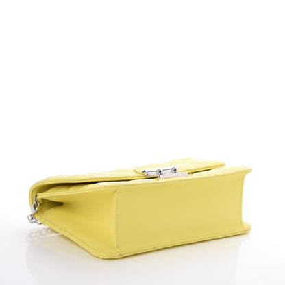 Christian Dior Lambskin Cannage Miss Dior Promenade Pouch Citron 4 of 7