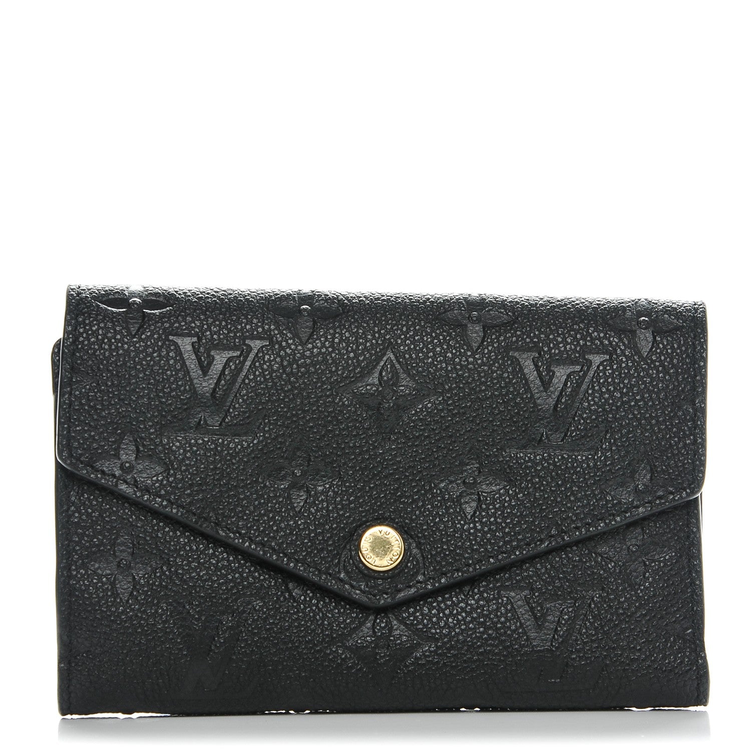 Louis Vuitton Empreinte Compact Curieuse Wallet Black 1 of 6