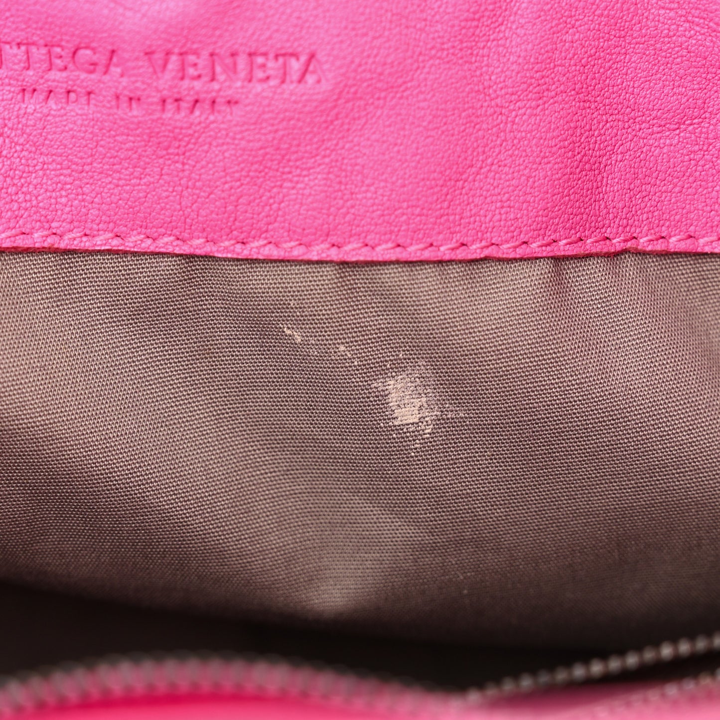 Nappa Intrecciato Small Tote Pink