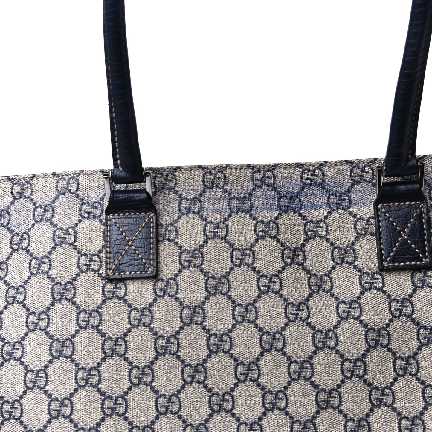 Soft GG Supreme Monogram Vertical Tote Navy