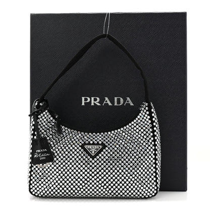 Prada Satin Crystal Mini Re-Edition 2000 Bag Cristal 11 of 11
