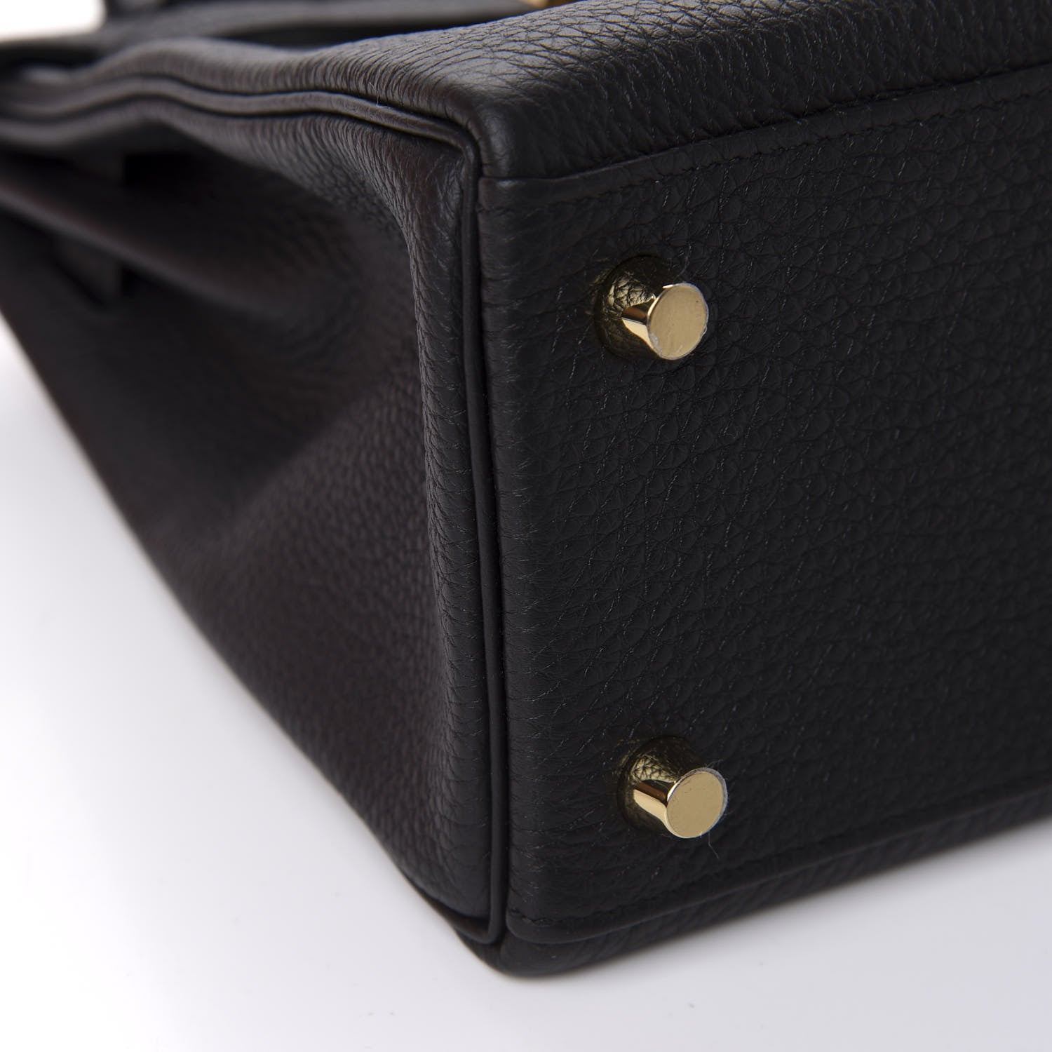 Hermes Togo Kelly Retourne 25 Black 7 of 11