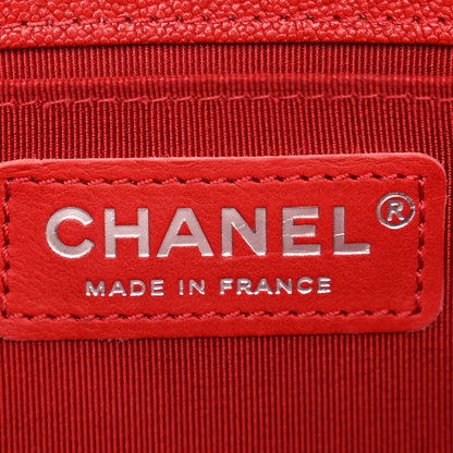 Chanel Caviar Quilted Medium Boy Flap Red 6 of 11