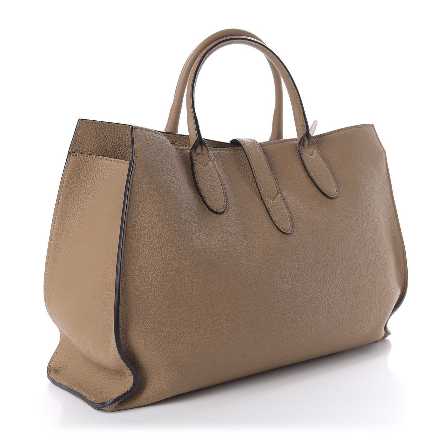 Soft Calfskin Medium Jackie Top Handle Bag Classic Camel