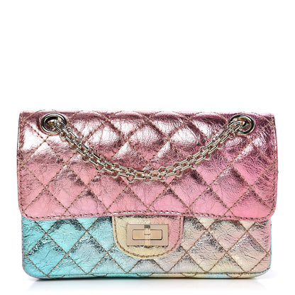 Chanel Metallic Goatskin Quilted Mini 2.55 Reissue Flap Multicolor 1 of 11