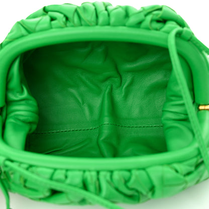 Bottega Veneta Nappa Intrecciato The Mini Pouch Clutch Parakeet 5 of 10
