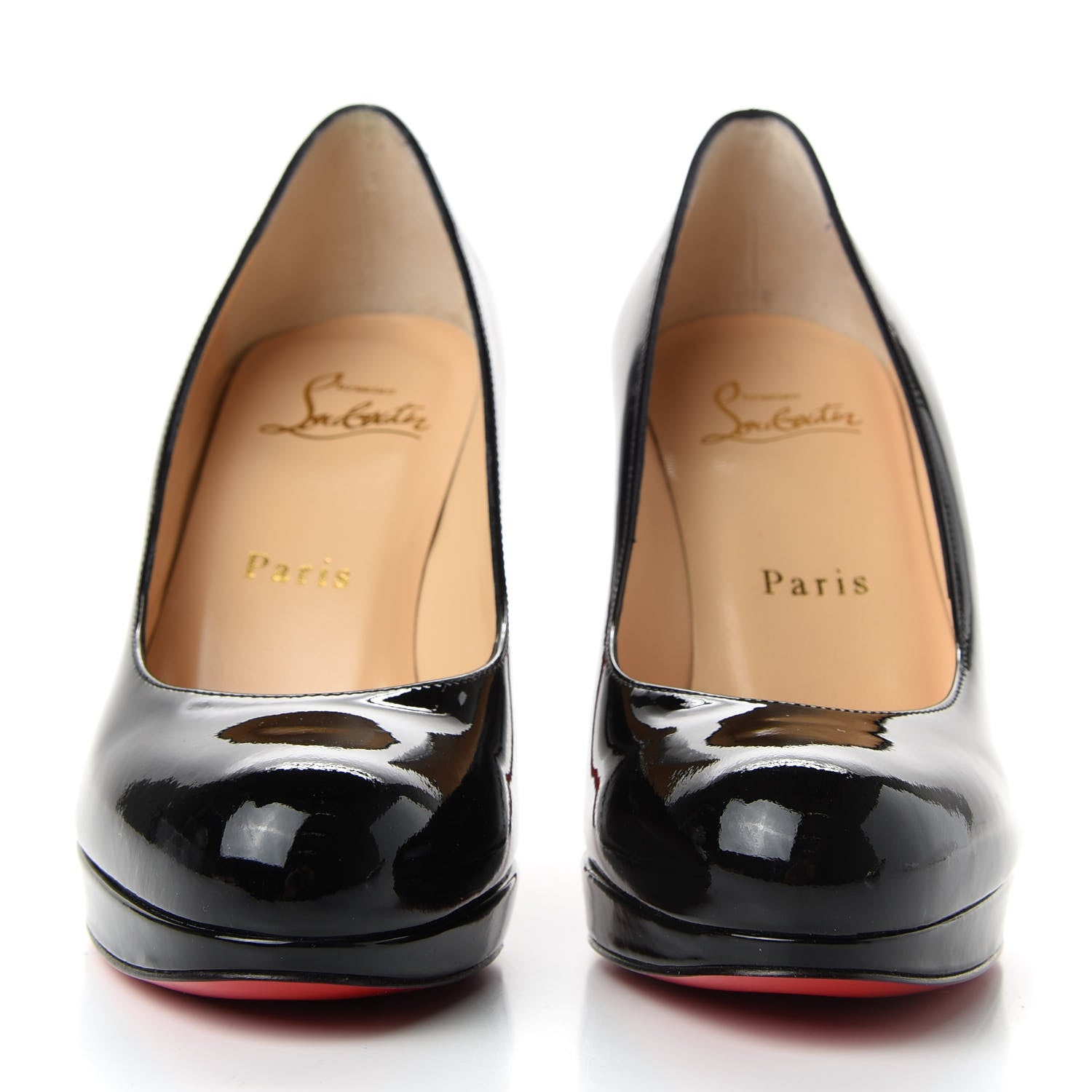 Christian Louboutin Patent New Simple 100 Pumps 35 Black 2 of 9