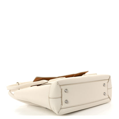 Bottega Veneta French Calfskin Maxi Intrecciato Arco 33 Bianco 4 of 9