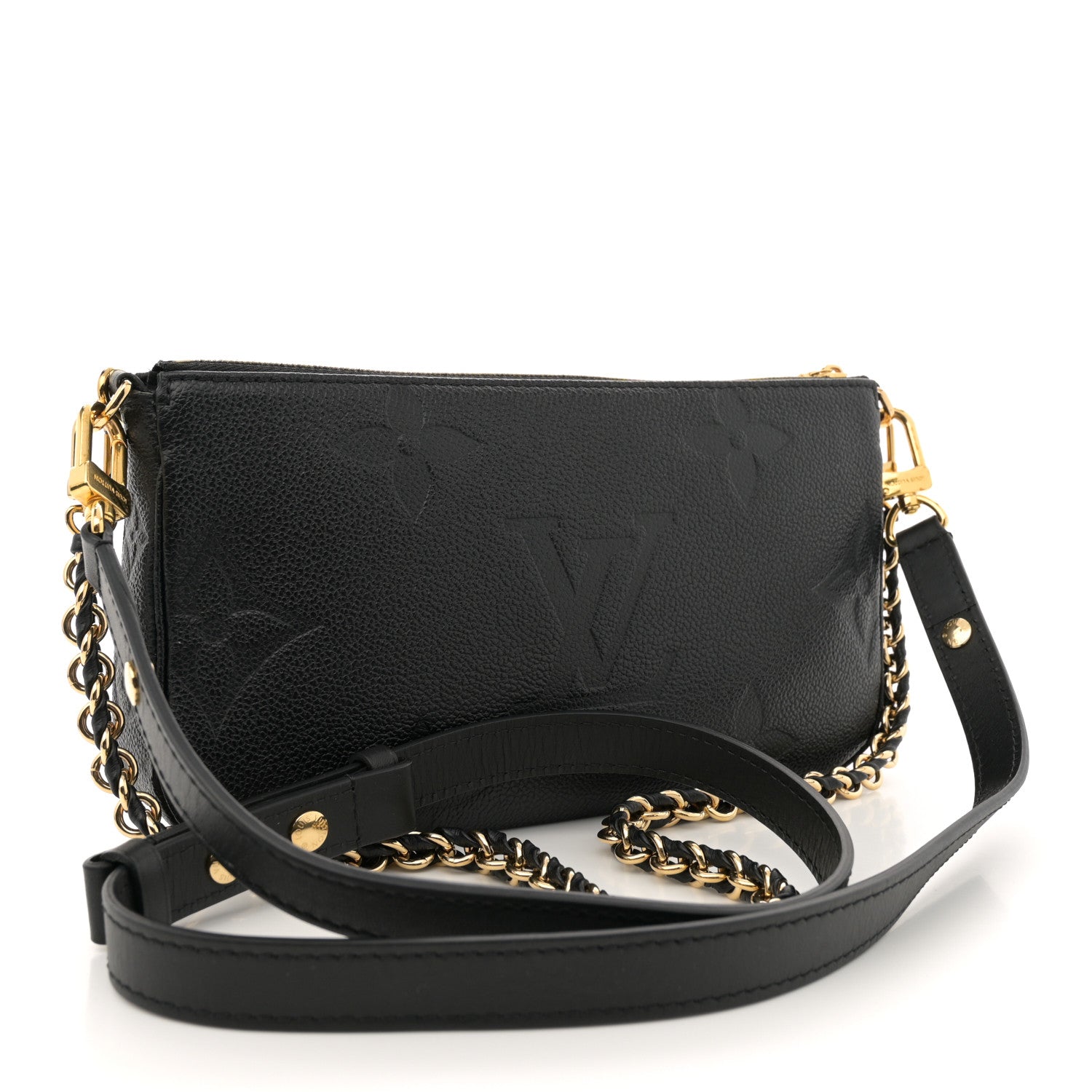 Louis Vuitton Empreinte Monogram Giant Multi Pochette Accessories Black 3 of 9