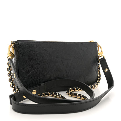 Louis Vuitton Empreinte Monogram Giant Multi Pochette Accessories Black 3 of 9