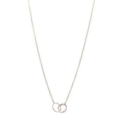 Cartier 18K Pink Gold Interlocking LOVE Necklace 1 of 8