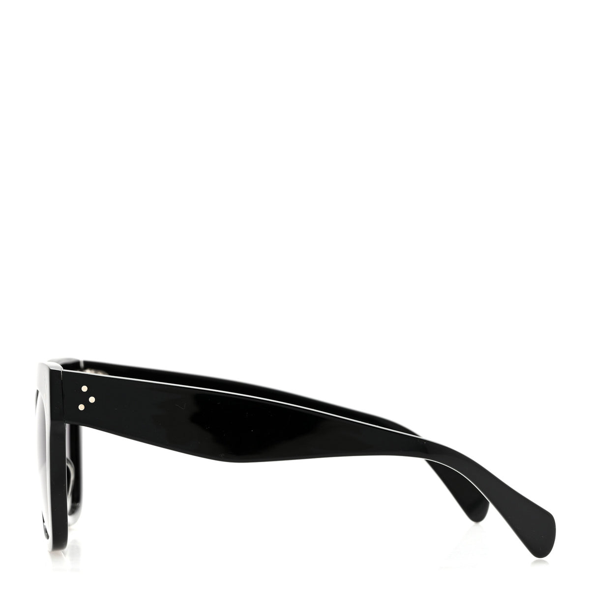 Acetate Polarized Cat Eye Sunglasses CL4004IN Black