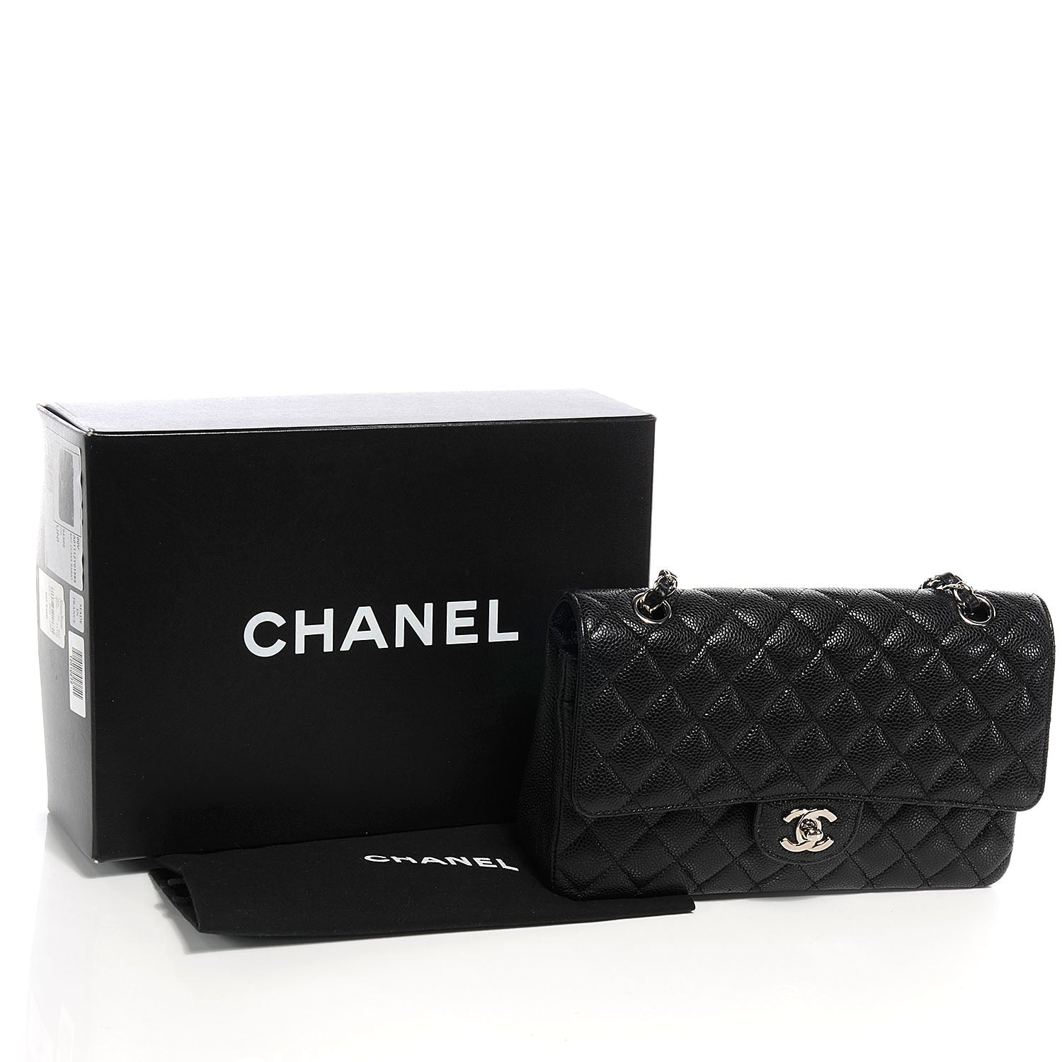 Chanel Caviar Quilted Medium Double Flap Black 5 of 8