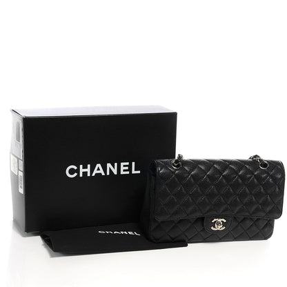 Chanel Caviar Quilted Medium Double Flap Black 5 of 8