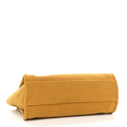 Chanel Lurex Canvas Small Deauville Tote Yellow 4 of 10